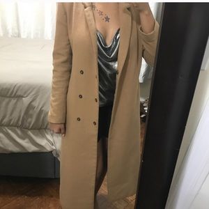 Forever 21 tan pea coat